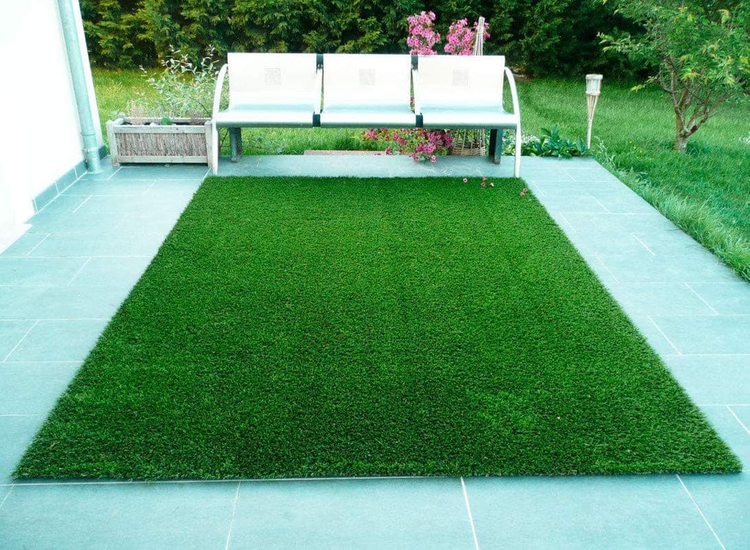 Artificial Grass Mats Carpet - Turf Grass CarpetFloor Mat for Living Room Bedroom and Office- All Season (Synthetic Grass) (4x5 feet, Green)