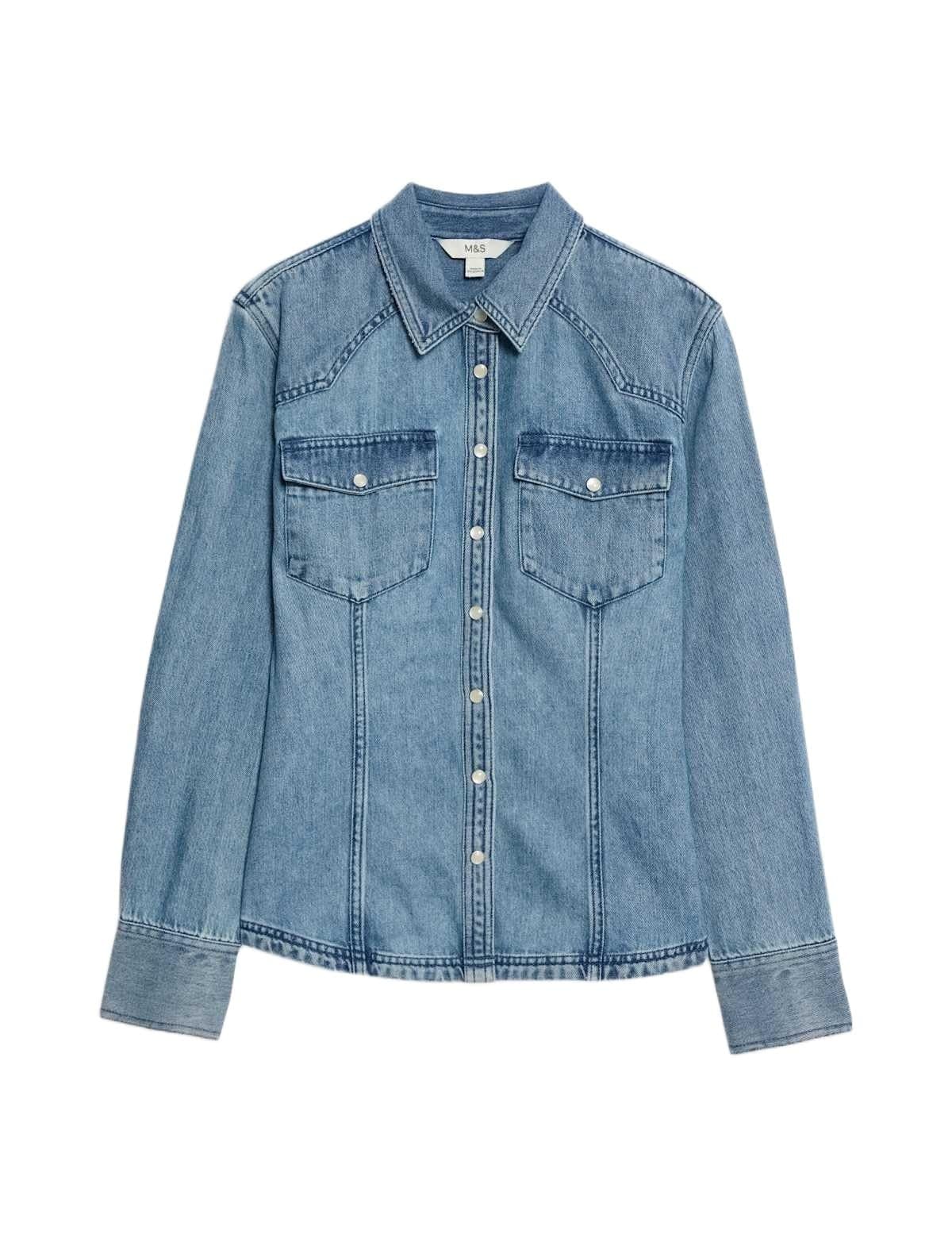 Marks & Spencer Denim Western Shirt