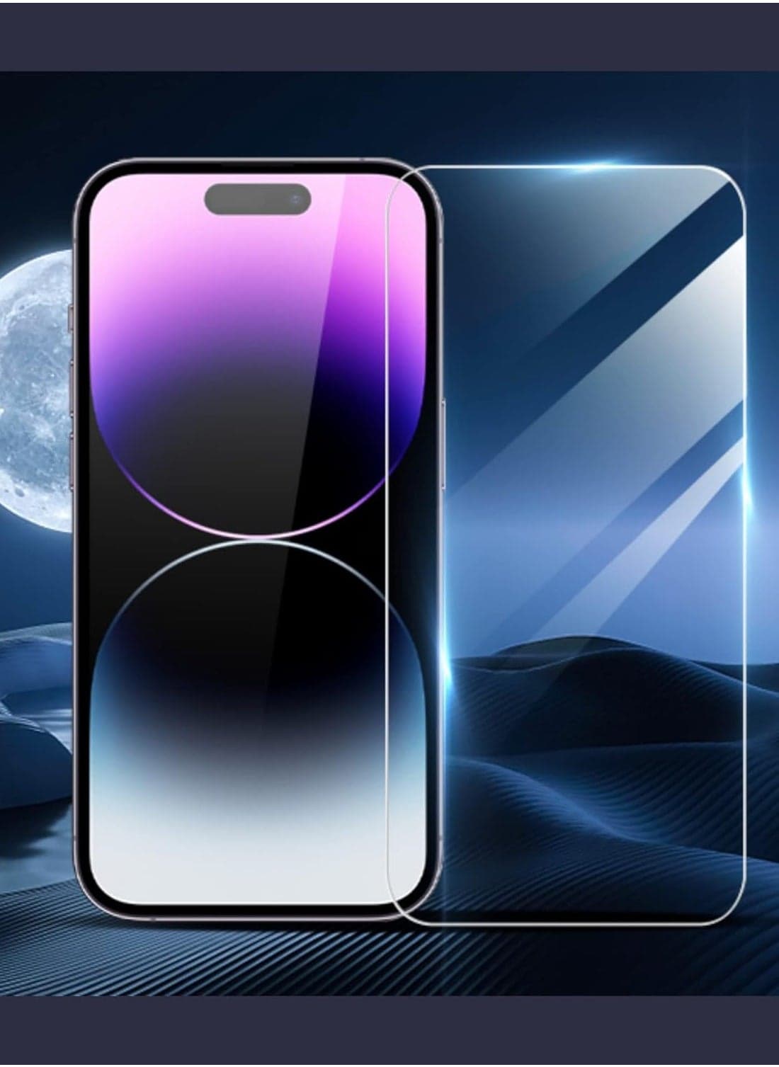 9H Hardness Tempered Glass Screen Protector for iPhone 14 Pro Max 6.7" – HD Clear, Anti-Scratch & Bubble-Free