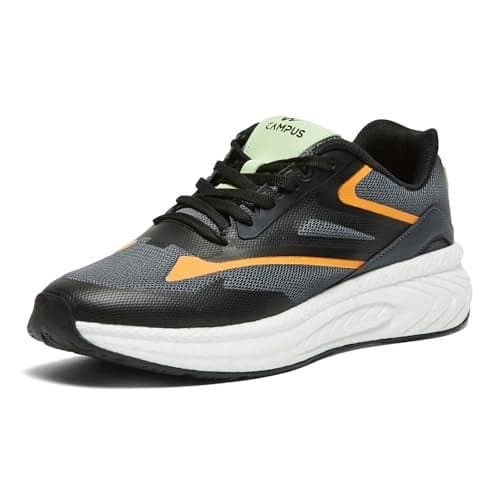 Campus Men's JIVE Running Shoes D.Gry/BLK - 6UK/India