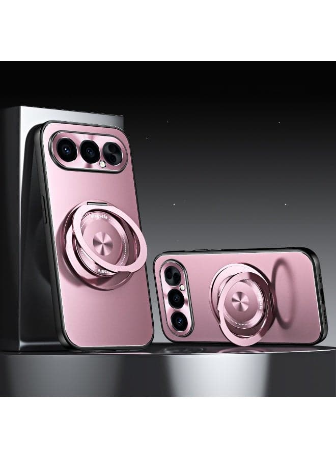 Magnetic Rotating Stand Case for Honor 500/500 Pro - Aurora Matte Anti-Fingerprint Shockproof Full Body Protective Phone Cover