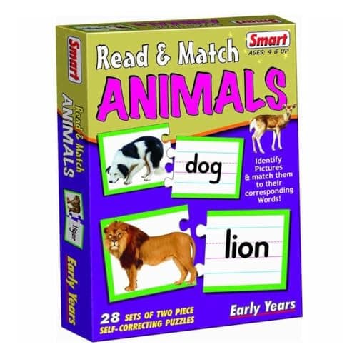Smart - 1082 Read and Match Animals