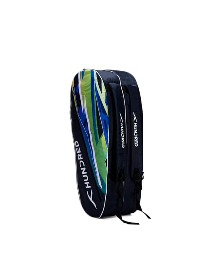 Debut Badminton and Tennis Racquet Kit Bag | Material: Polyester | 3 Compartment | Easy-Carry Handle | Padded Back Straps | Front Zipper Pocket