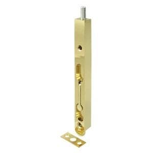 Deltana 7FBZ3 Flush Bolts 7" Flush Bolt, Zinc Polished Brass
