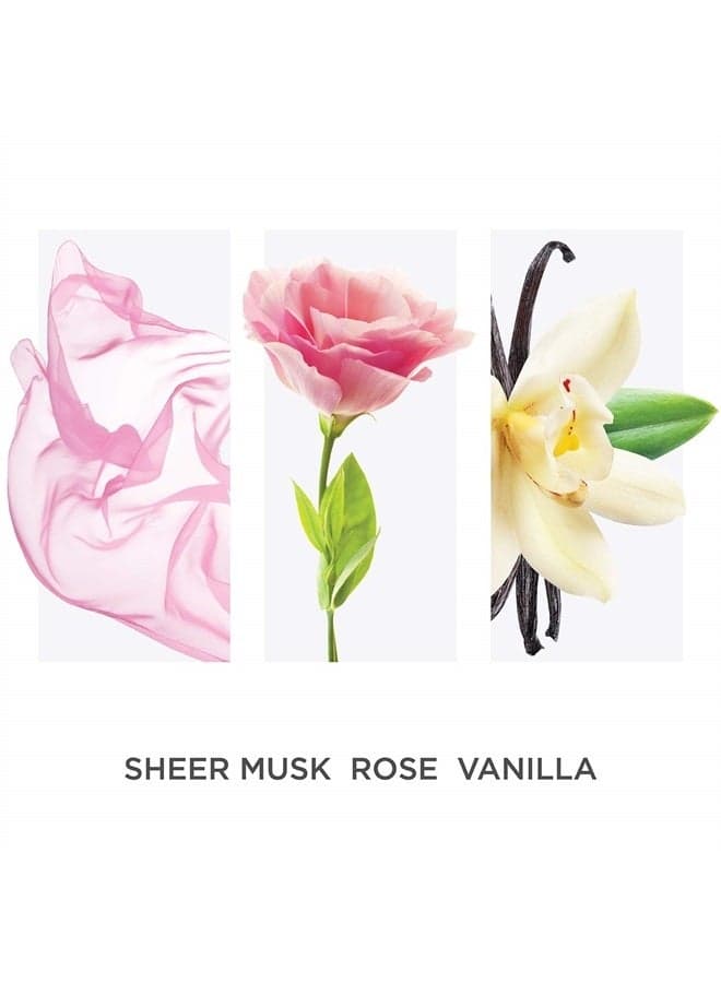 Everyday Body Oil (Rosie) - Nude Musk & Sweet Rose Scented Body Oil with Coconut Oil, Olive Oil & Rosehip Seed Oil for Hydrated, Nourished Skin (120ml)
