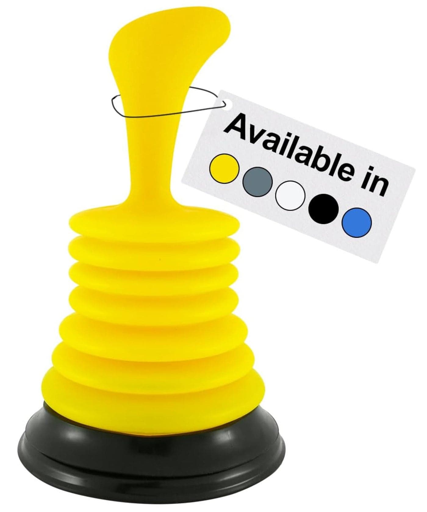 Meadow Lane Small 7 Sink Plunger Mini Clog Remover for Kitchen Bathroom Sink Drains Hand Ergonomic SpaceSaving Powerful Suction Universal Fit for Home or Commercial Use Yellow