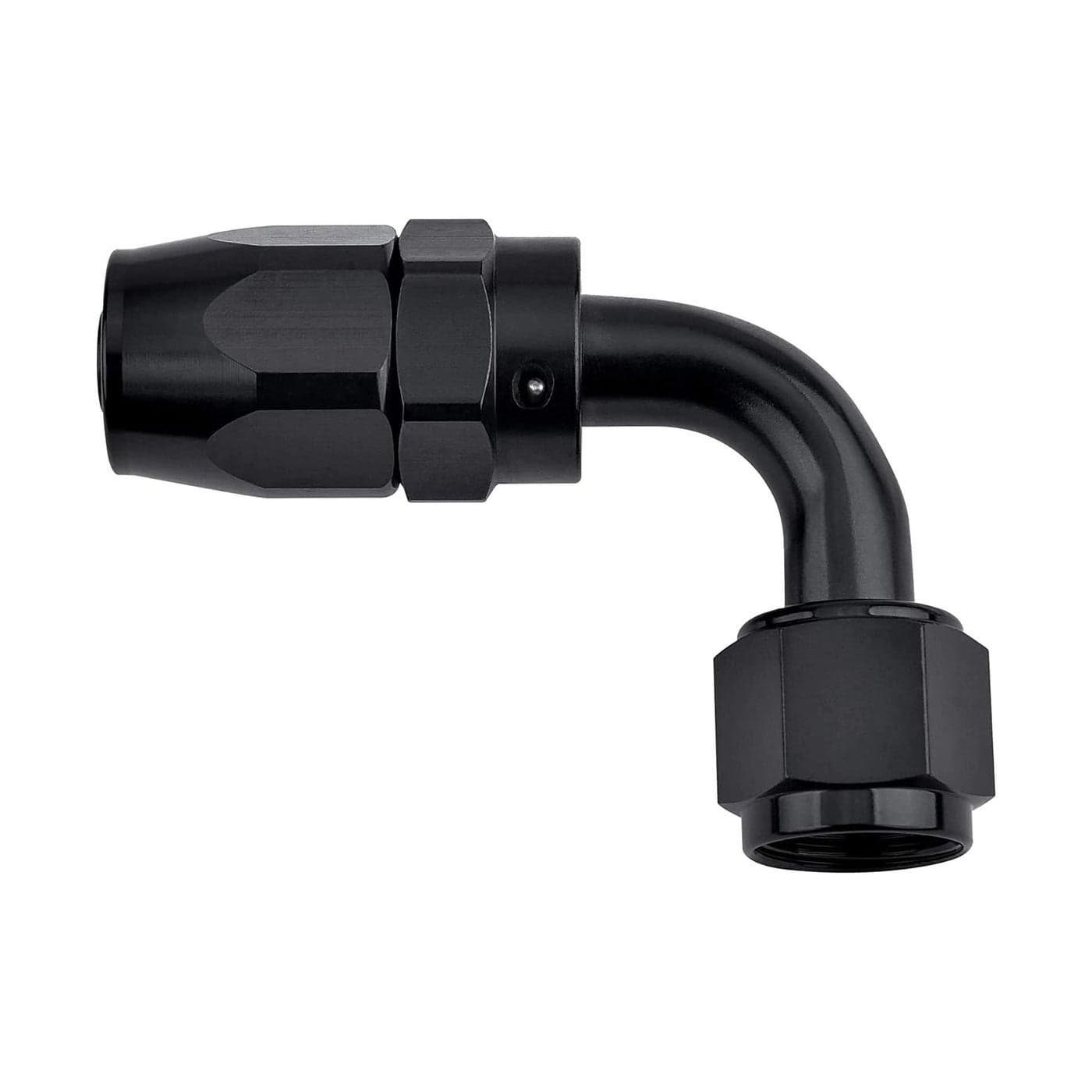 EVIL ENERGY 12AN Hose End Fitting 90 Degree Swivel for CPE Braided Hose Black