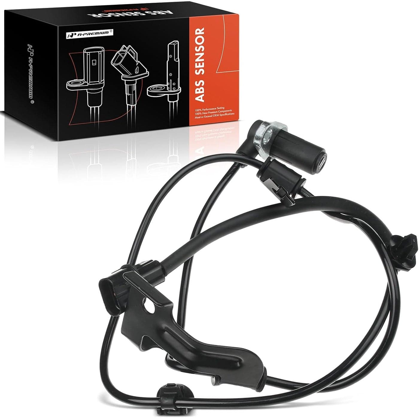 A-Premium ABS Wheel Speed Sensor for Mitsubishi Endeavor 2004-2011, Front Left Driver Side