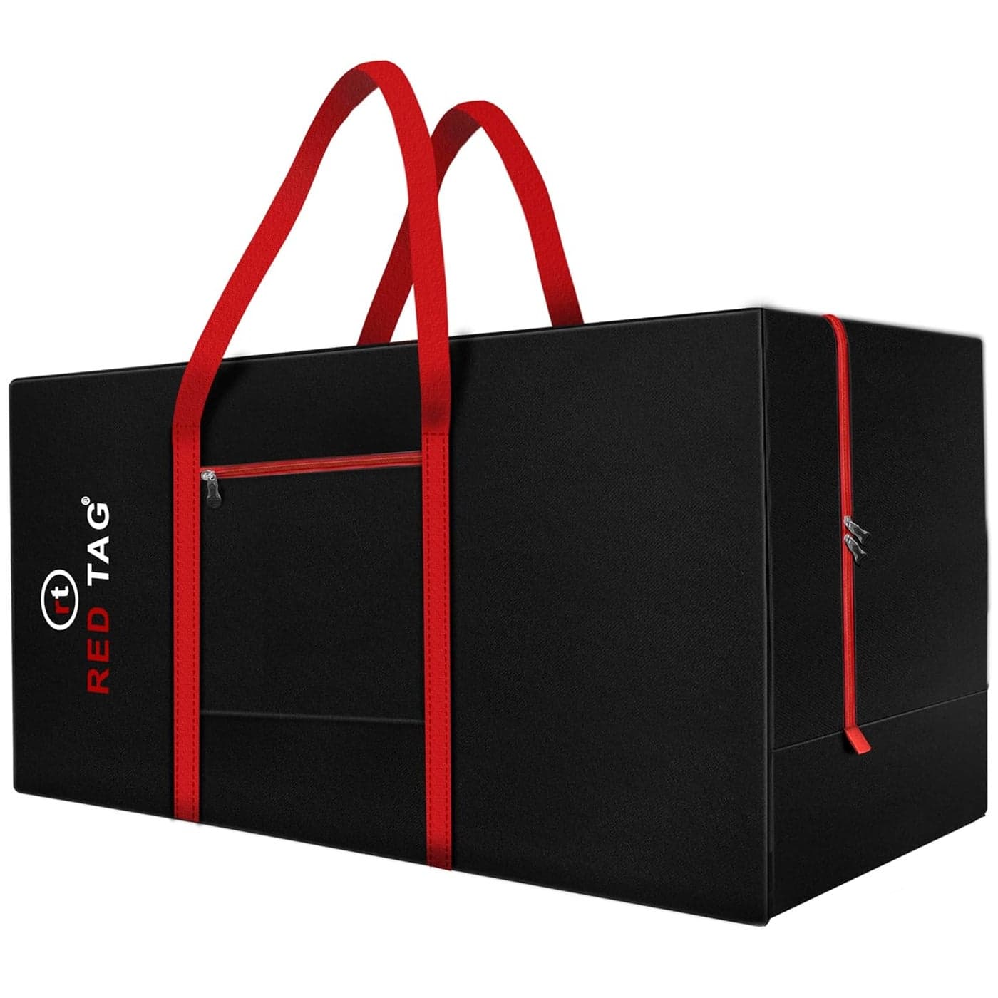 Storite Moisture Proof 236 L Heavy Duty 1680 Denier Nylon MultiPurpose Extra Large Toys Storage BagStationery PaperBlanketsClothes Storage Bag Red Black 113x395x53 cm