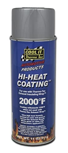 Thermo-Tec 12002 Aluminum High Heat Wrap Coating, 11 oz.
