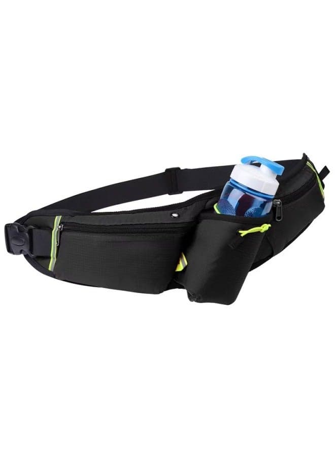 Sports Kettle Waist Bag Outdoor Sports Waist Bag Multifunctional Fitness Running Mobile Phone Waist Bag Outdoor Invisible Waist Bag-Color:Black-Capacity:6inch The Following Mobile Phones
