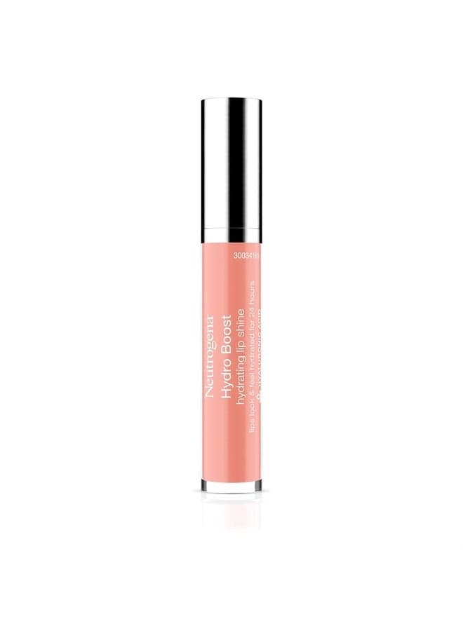 Hydro Boost Moisturizing Lip Gloss, Hydrating Non-Stick and Non-Drying Luminous Tinted Lip Shine with Hyaluronic Acid to Soften and Condition Lips, 23 Ballet Pink Color, 0.10 oz