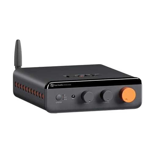 Fosi Audio BT20A MAX Stereo Power Amplifier 300W x 2 HiFi Audio Amp with PFFB Technology LDAC Bluetooth 60 Dual Independent Power Supply Remote Control Perfect for 21 Systems Home Audio