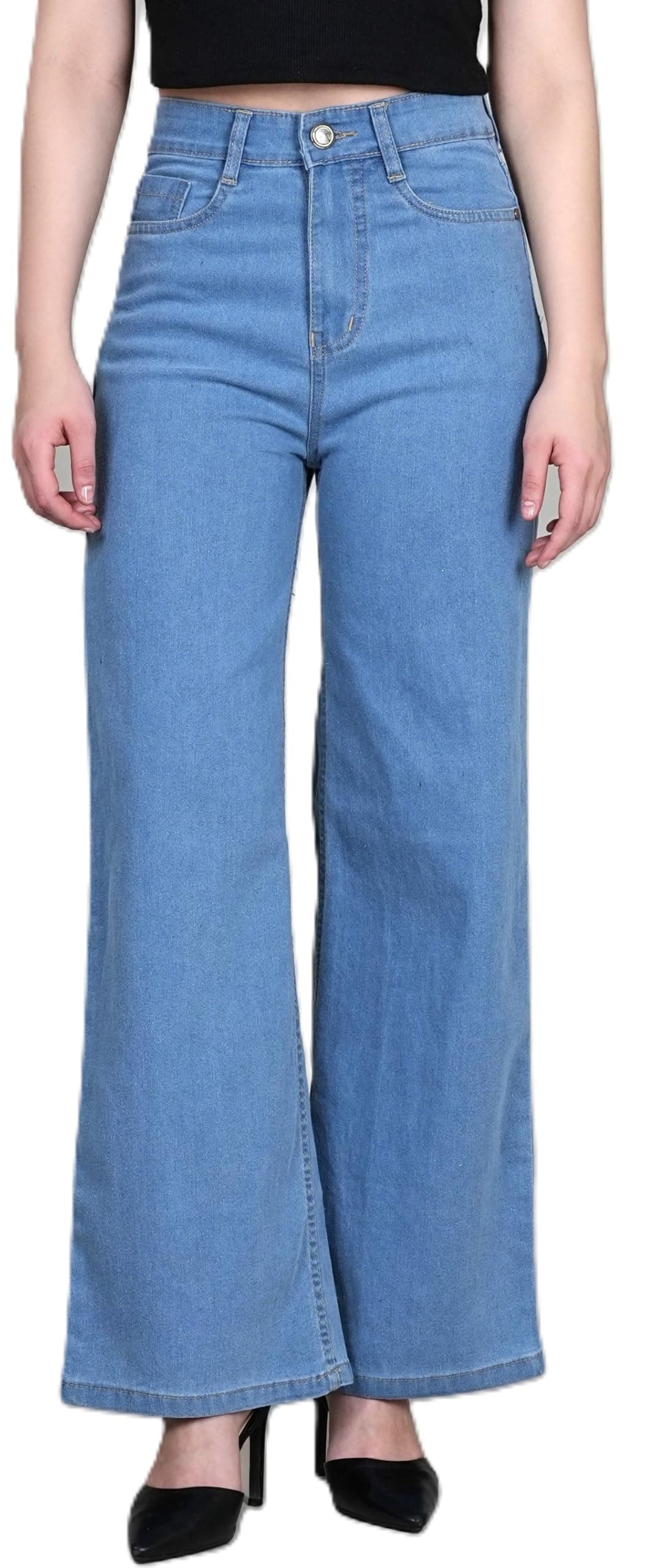 ADBUCKS Wide Leg Jeans for Women | Jeans Pant for Women |