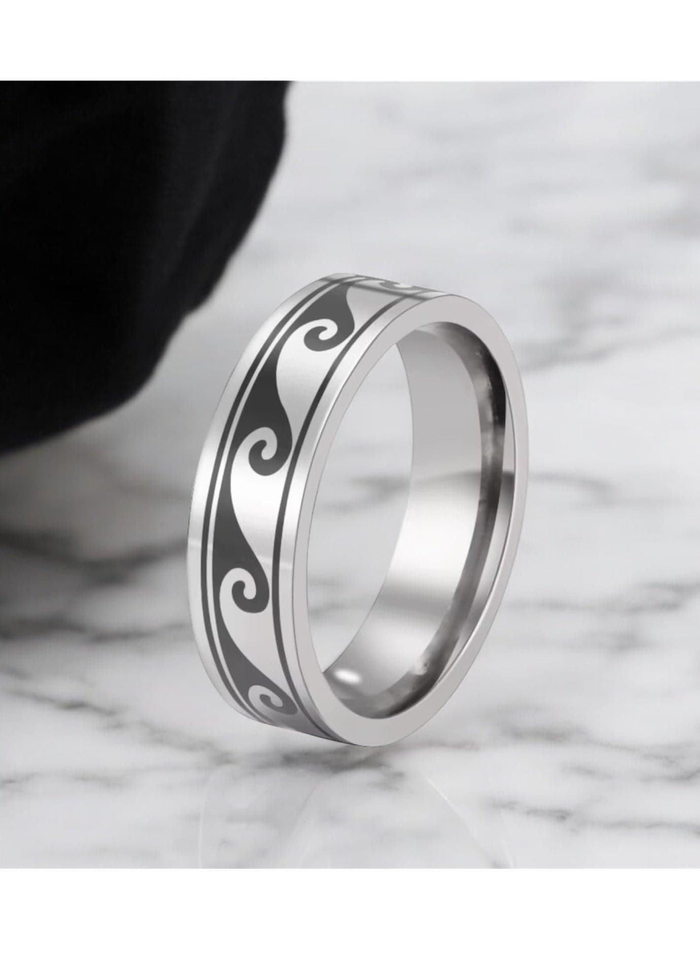 Titanium Steel Ring For Men Size 9