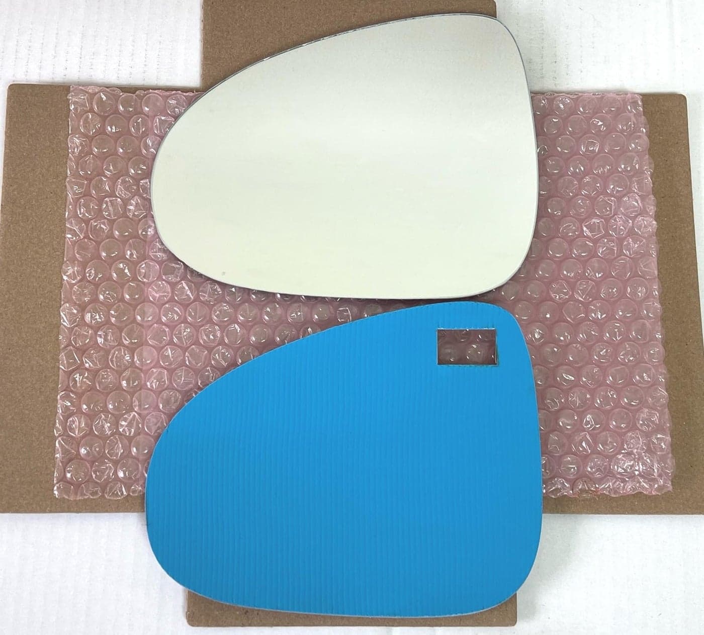 New Replacement Flat Mirror Glass with Full Size Adhesive For 2011-2017 VW Volkswagen Touareg Driver Side View Left LH