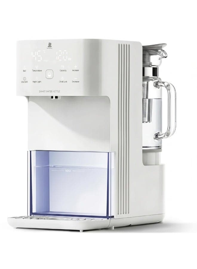 Smart Stainless Steel Temperature Control 1.5L Water Kettle, Multiple Safety Features Ensures only Clean Water into Baby’s Bottle