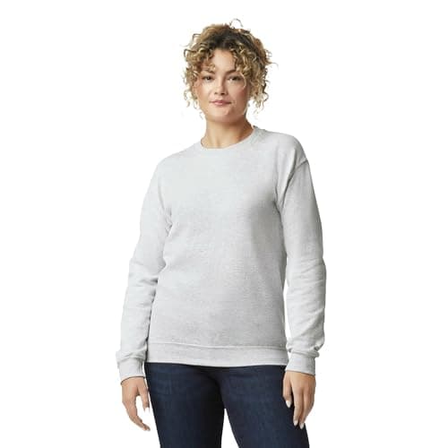 Gildan Adult Fleece Crewneck Sweatshirt, Style G18000, Multipack, Ash Grey (1-Pack), 3X-Large