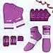 SuzziPad Cold Socks Hand Ice Pack Cooling Gloves for Chemotherapy Chemo Care Package for Women and Men SM Purple