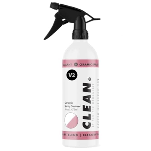 Clean V2 Ceramic Spray Sealant 16 oz Ceramic Coating for Cars Advanced Polymer Technology Hydrophobic 26 Month Durability Safe for All Exterior Surfaces