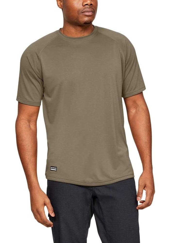 Under Armour Men's Tactical Tech T-Shirt - Brown (Federal Tan)