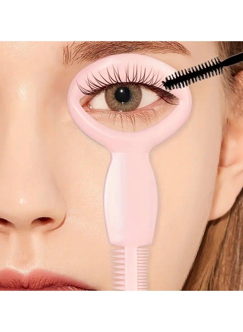 1pc Eyeliner Stencils Mascara Shield Guard Mascara Applicator Tool With Comb Eyelash Applicator Tool