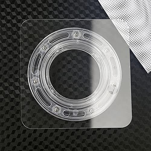 Cookie Turntable, 7" Clear Decorating Turntable With Acrylic Bearing Base and Non-Slip Mat, Helps Icing Cookies Faster & Better (Square)