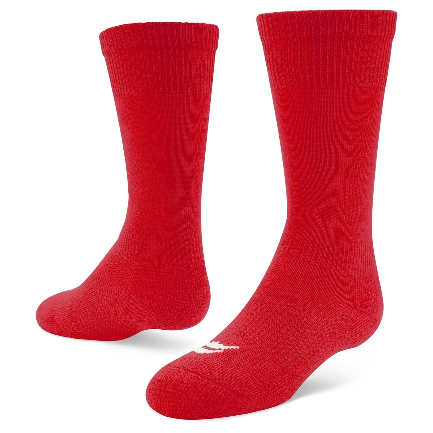 Sof Sole Baseball/Softball Over-the-Calf Team Athletic Performance Socks (2 Pair), Small, Red