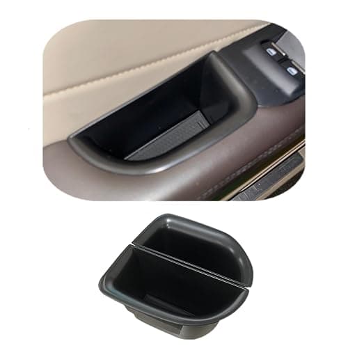 Vesul Front Row Door Organizer Tray Compatible with Lincoln MKC 2015-2019 Armrest Storage Box Phone Container Door Grab Handle Tray ABS Tray Insert Organizer Glove Pallet