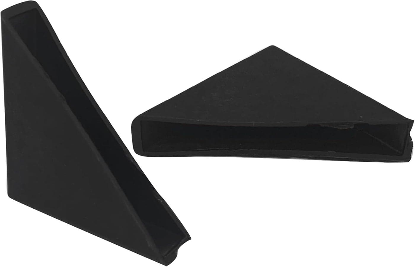 generic 8mm031 Plastic Glass Table Edge Guards CornerTriplecornered Corners Glass Edge Bumpers Guard Bumpers for 8mm Glass40pcs Black