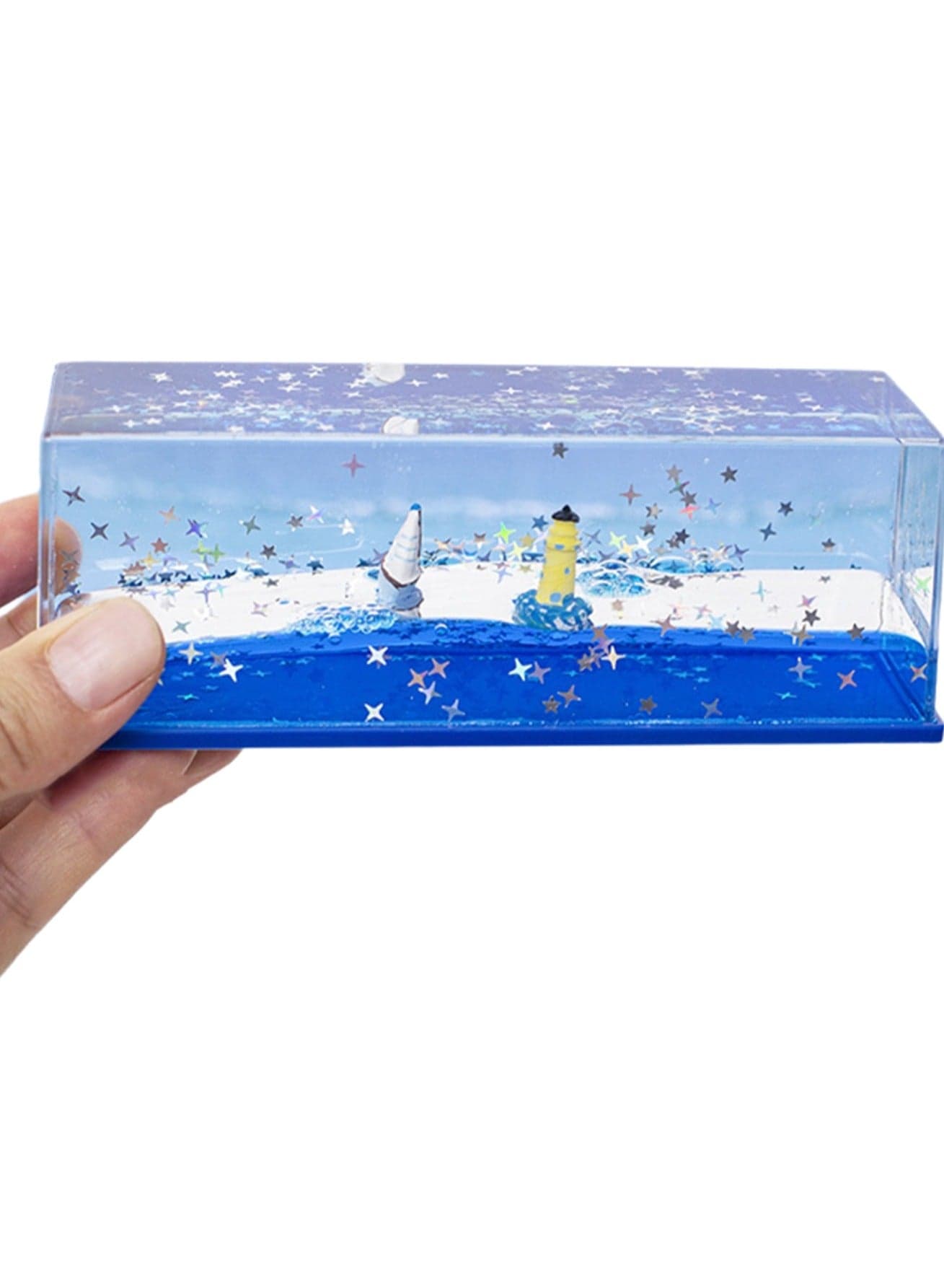 Boats And Towers, Fluid Drift Bottles Desktop Decorations, Cruise Ship Toys That Can'T Fit In The Box, Liquid Model Ornaments, Home Decorations, Holiday Gifts