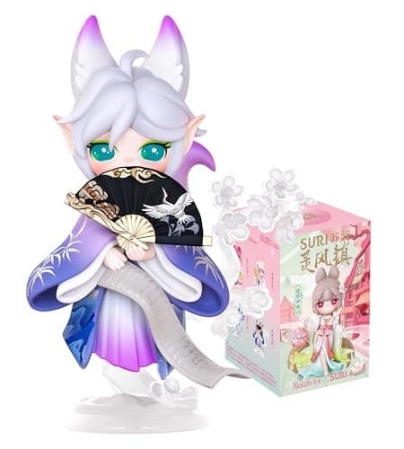 Rolife Blind Box Action Figure ToysSuri Fairy Town Cute Kawaii Mini Dolls 47 Collectables Figurines Halloween Birthday Gifts for Adults 1PC