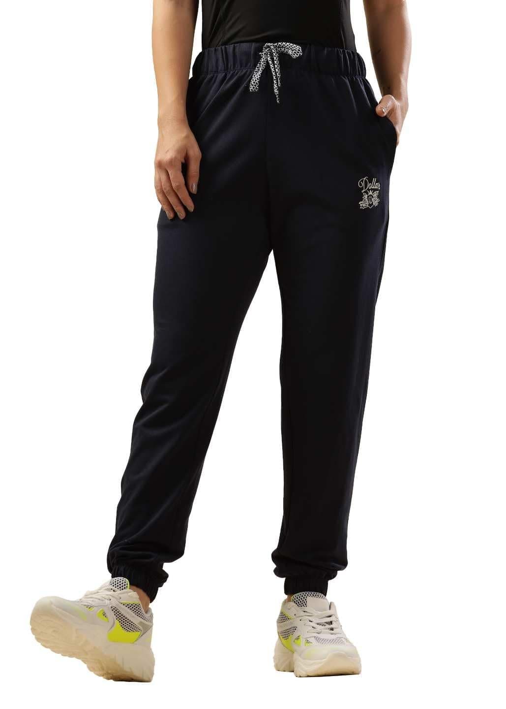 Dollar Women's Cotton Jogger Pant (8905203774906_AWJP-971-NBLU-PO1_M) Navy