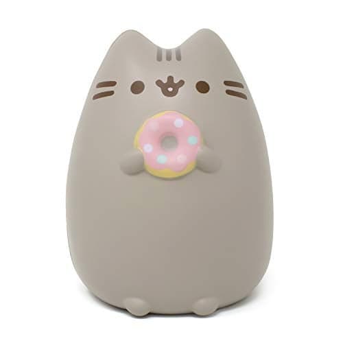 Hamee Pusheen Cat Slow Rising Cute Jumbo Squishy Toy Bread Scented 63 inch Birthday Gift Bags Party Favors Gift Basket Filler Stress Relief Toys Pusheen with Donut