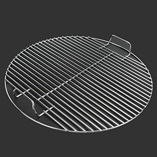 INDIAN DECOR. 313399 Round Cooking Rack for BBQ, Nonstick Stainless Steel Grilling BBQ Mesh Round Cook Grill Grid Grate for Home Outdoors Picnic - Chrome