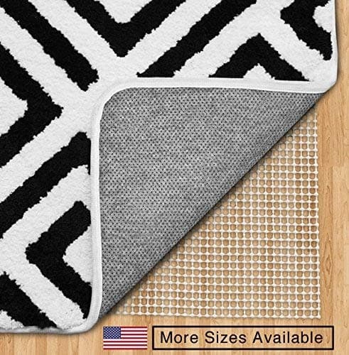 GORILLA GRIP Strong Rug Pad Gripper 2x8 FT US Designed Grips Keep Area Rugs Safe and in Place Thick Slip and Skid Resistant Pads for Hard Floors Under Carpet Mat Cushion and Hardwood Protection