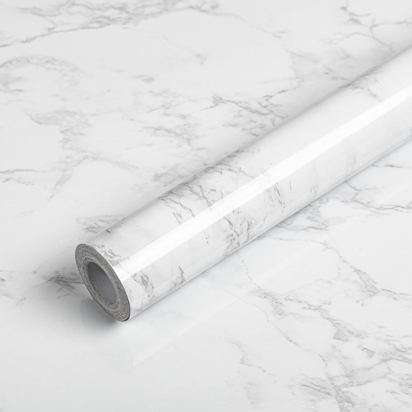 Abyssaly Marble Contact Paper for Countertops White Gray Faux Marble Wallpaper Peel and Stick Self Adhesive Removable Wall Paper for Kitchen Backsplash 157 X 2362