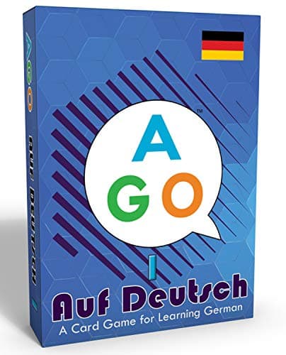 AGO Auf Deutsch Card Game for Beginners Learning German Practice German Conversation While Playing a Fun Card Game