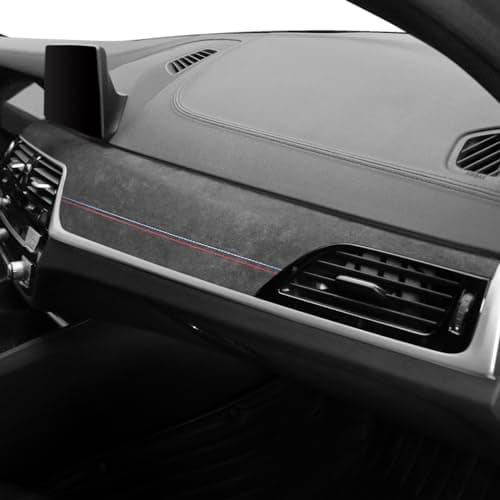 Betterhumz Car Dashboard Panel Sticker Wrap for BMW 5 Serie G30 G38 525i 530i 540i 2018-2023 Instrument Decoration Strip Compatible with Alcantara Interior Accessories