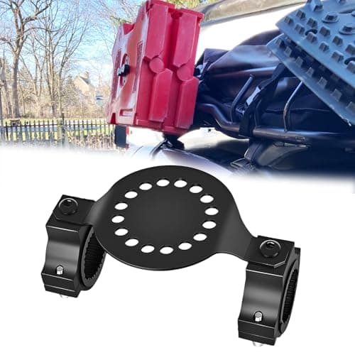 DarSeity UTV ATV Universal Gas Can Water Tank Holder Mounting Brackets for Polaris Ranger XP RZR Can Am Maverick X3 Wildcat Kawasaki Teryx 1 Set for 35L Tank