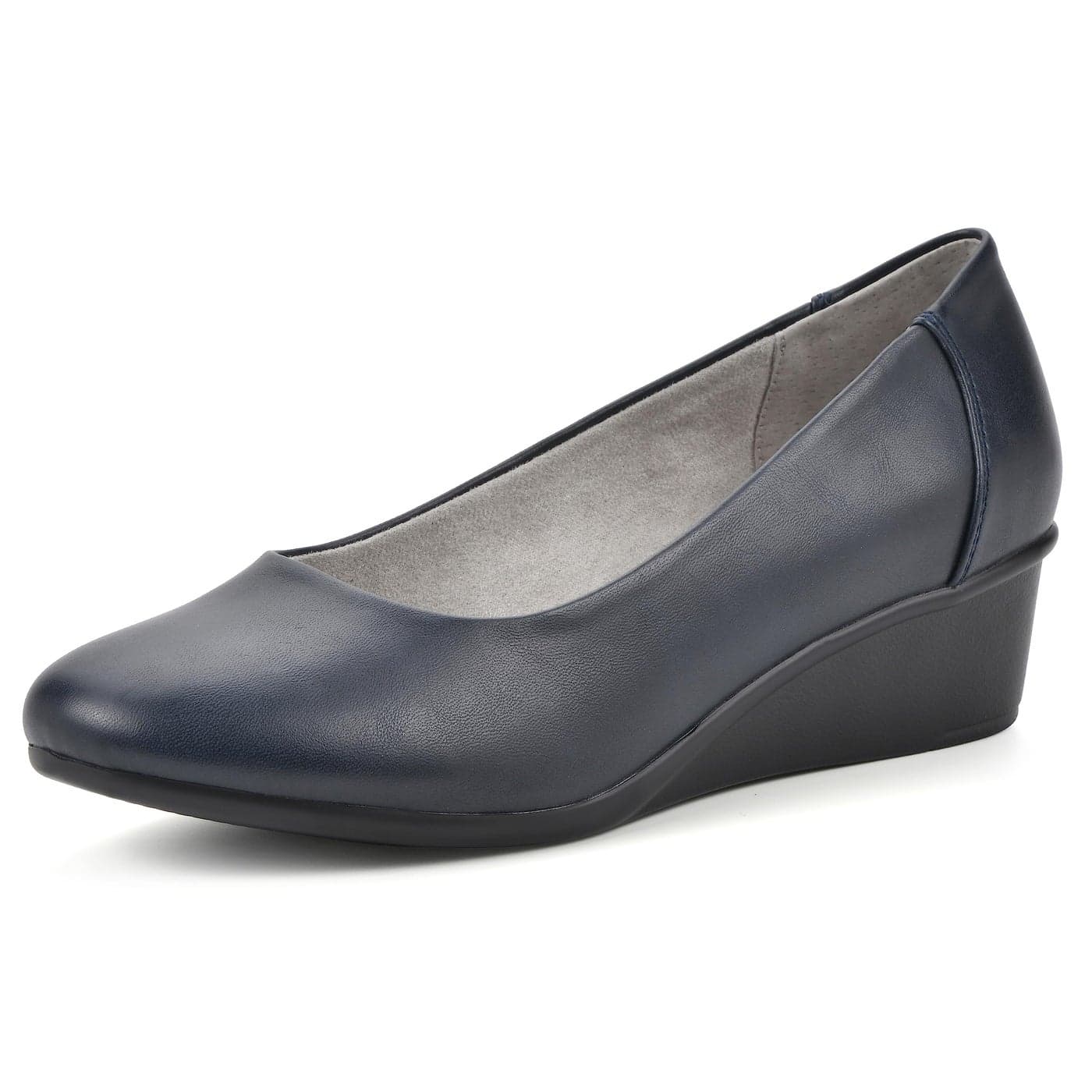 CLIFFS BY WHITE MOUNTAIN Womens Shoes Boldness Wedge Heel NavySmooth 85 W