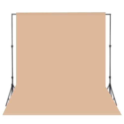 HomeArt 8x12 Ft. Wrinkle-Free Beige-Skin Backdrop Background Screen Curtain for Product Photography, Photoshoot, Video Production, YouTube Live Streaming, VFX Editing, Instagram Reels