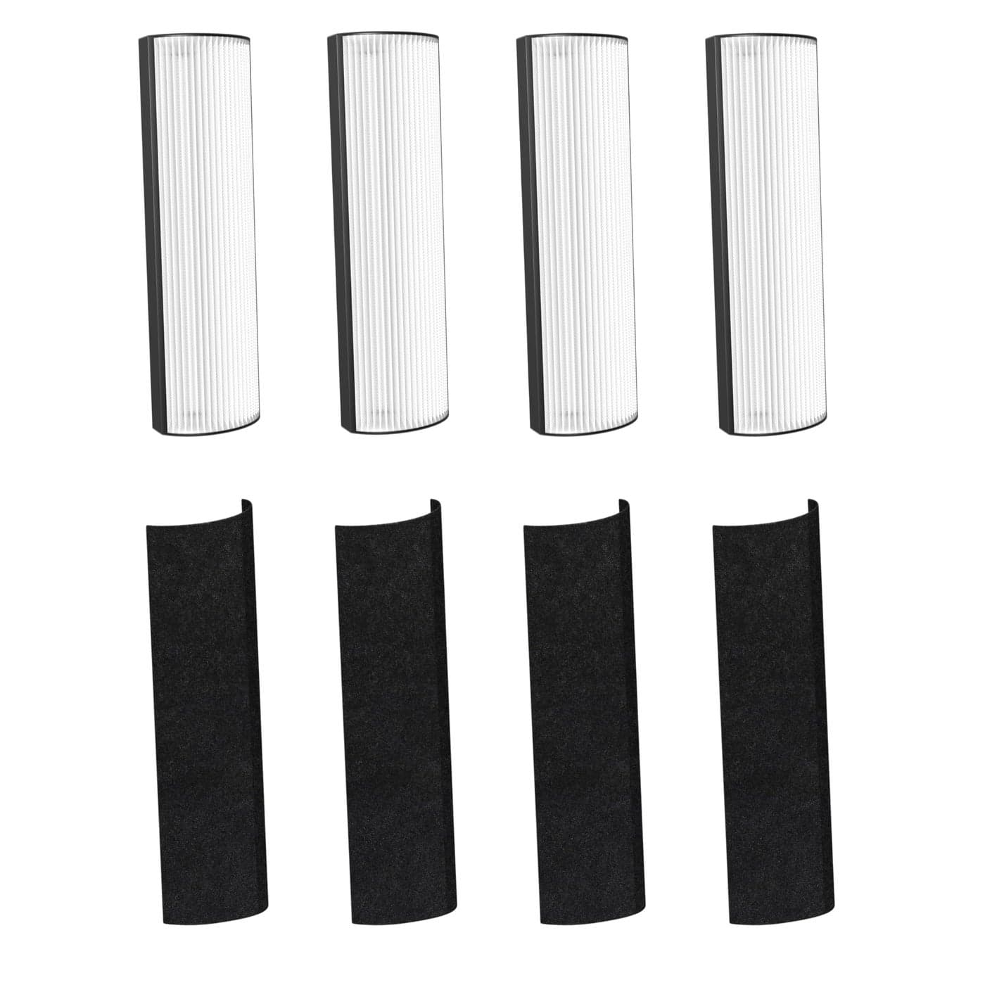 Nispira 2in1 True HEPA Replacement Filter PETWRFIL For Pure Enrichment PureZone Elite 4IN1 Tower Air Purifier PEAIRTWR HEPA 1PreFilter 4 PK