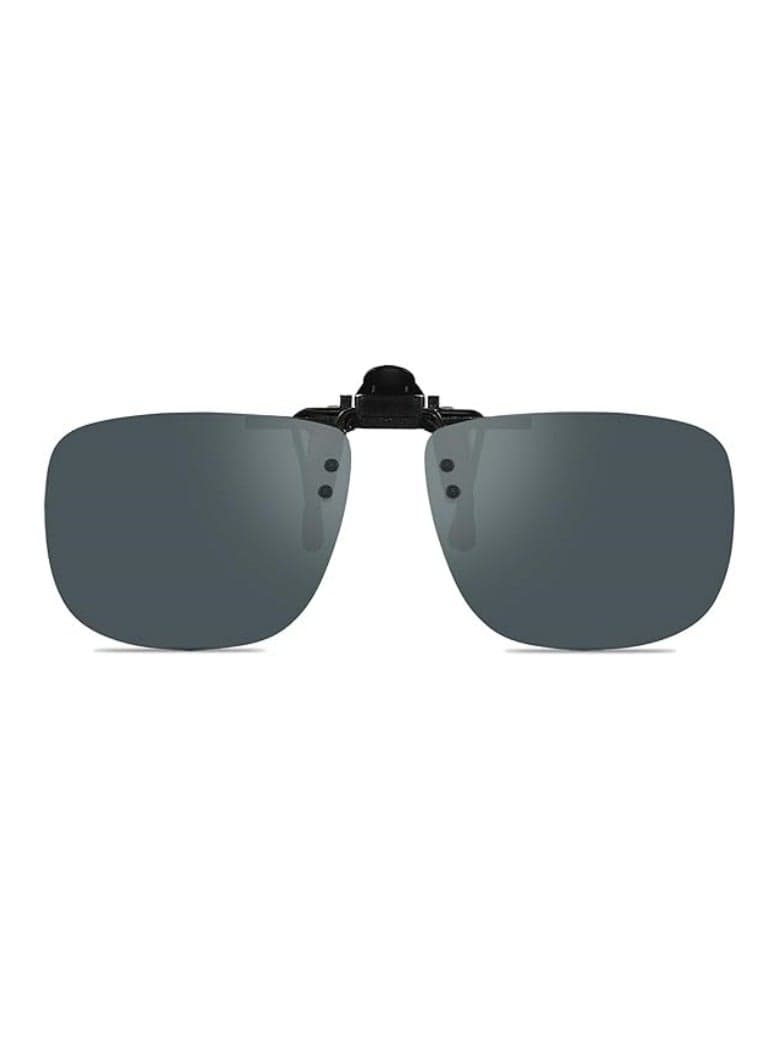Polarized Unisex Clip on Flip up Sunglasses over Prescription and Reading Glasses Frames