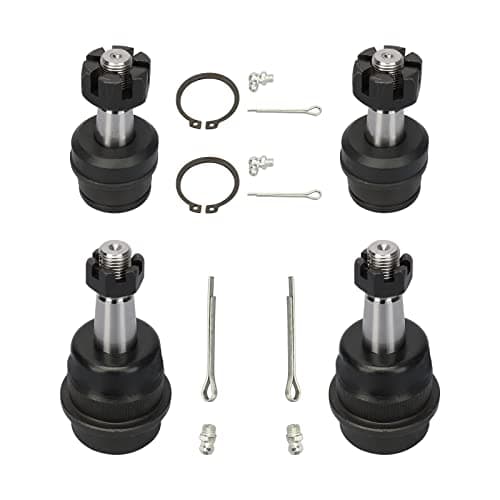 DRIVESTAR K3134 K3185 4PCS Front Suspension Kit Upper & Lower Ball Joints Assembly, fit 2007-2017 for Jeep Wrangler/ 1999-2004 for Cherokee