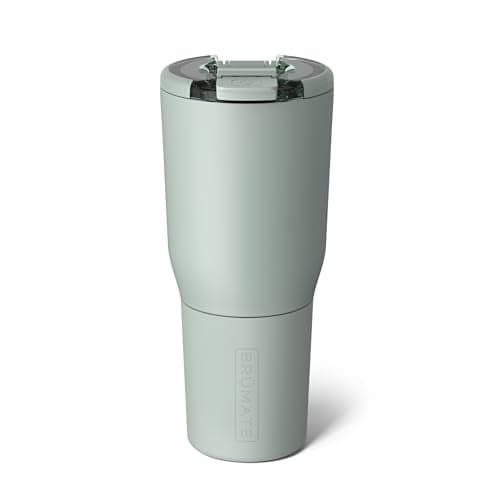 BrMate Nav 35oz 100 Leak Proof Insulated Travel Tumbler with Magnetic BevLock Lid Double Wall CupHolder Friendly Stainless Steel Mug Sage