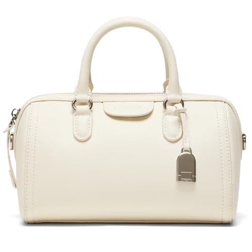 LA FESTIN Small Hobo Handbags for Women : Leather Crossbody Tote Purse Shoulder Bag White Top Handle for Travel Outdoor Activities