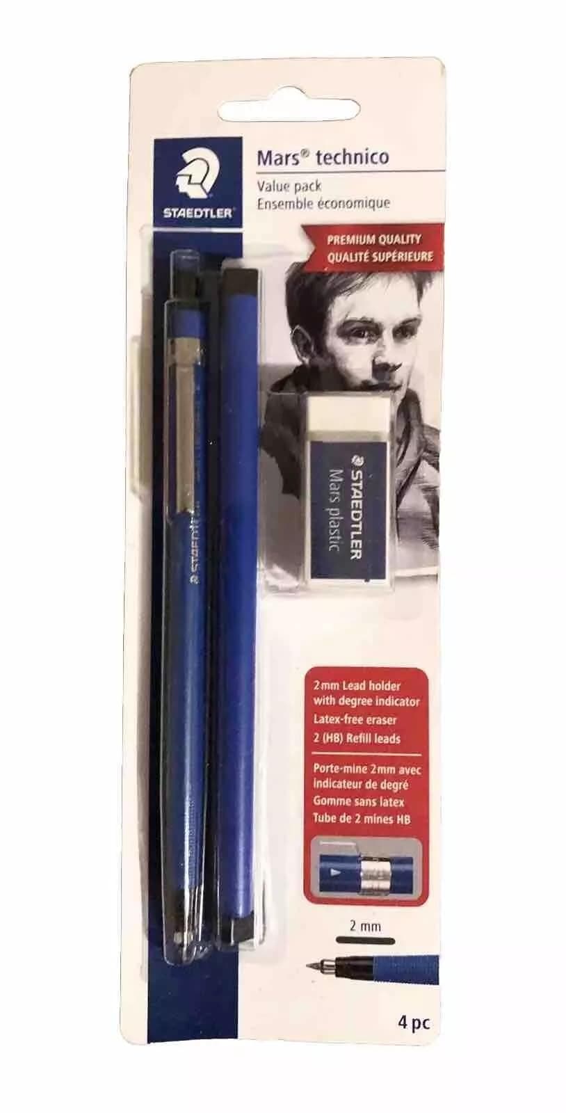 Staedtler Mars Technical Mechanical Pencil Set, Blue, (788 SBK4)