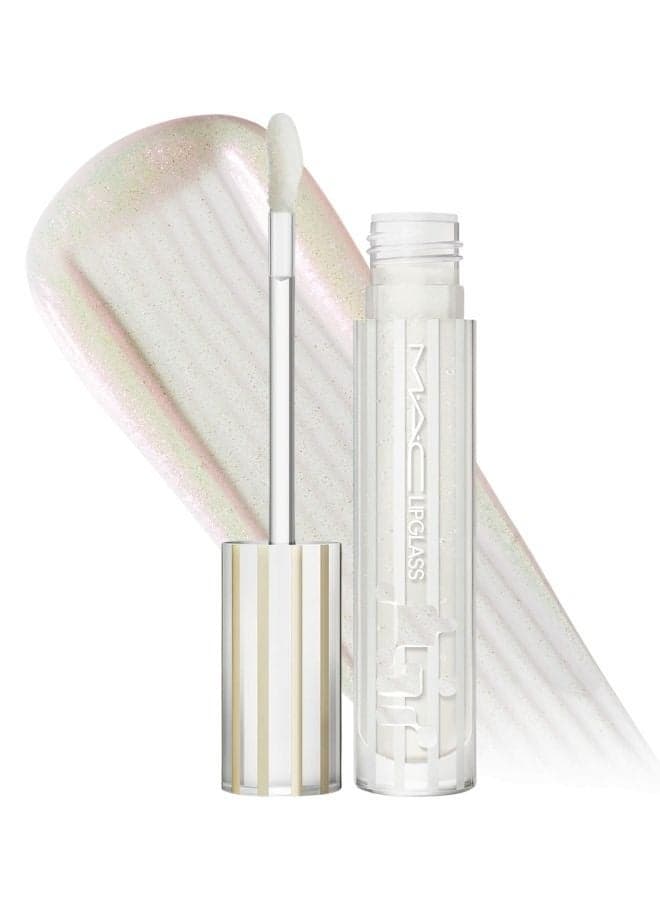 MAC Cosmetics Lipglass Air Non-Sticky Hydrating Lip Gloss – Frosting | Lightweight High-Shine Nourishing Lip Gloss 5ml