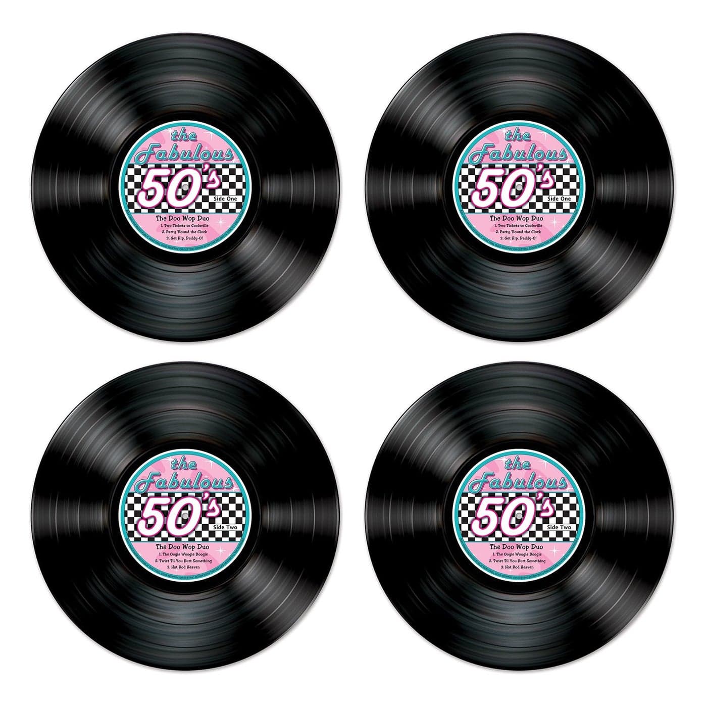 Beistle Record Cutouts